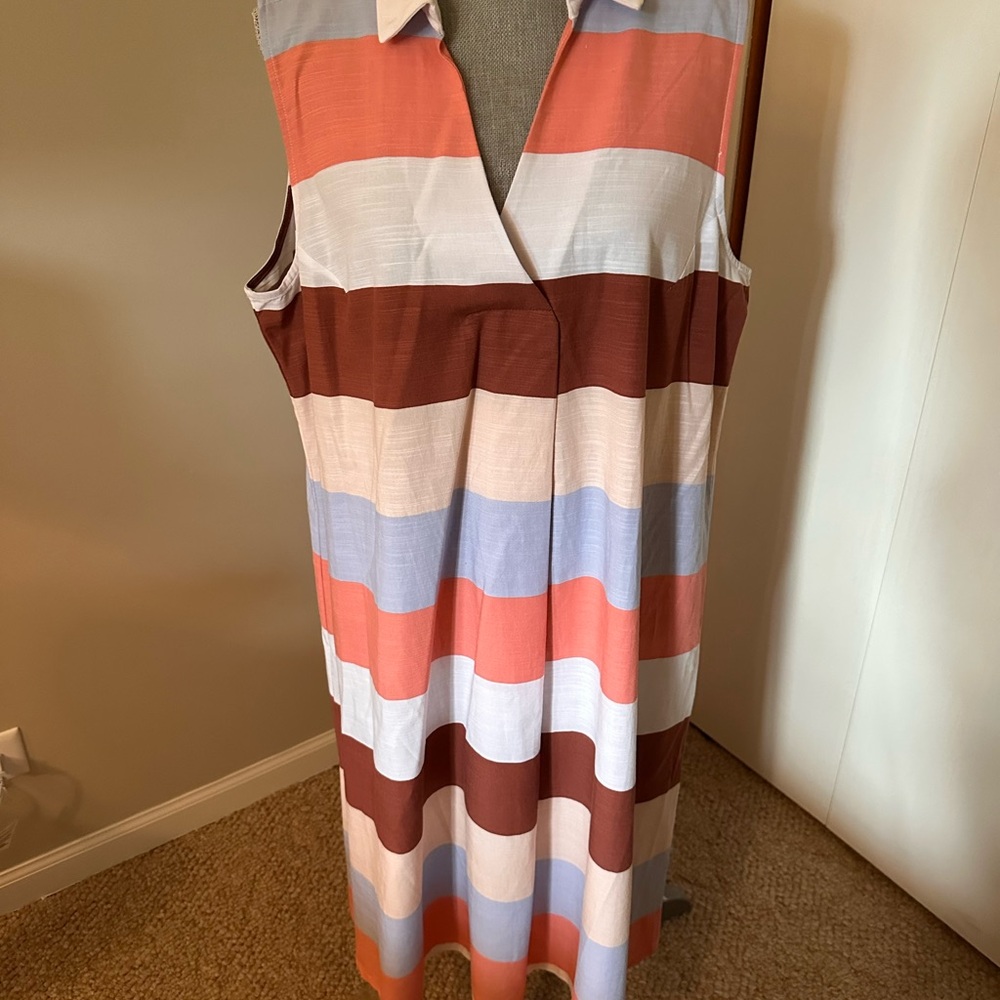 Liz Claiborne Pastel Colorblock Dress